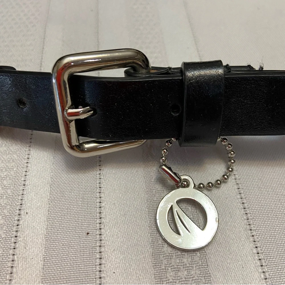 NAUTICA Black Wide Stretch Womens Belt - S/M - Excellent Used Condition!